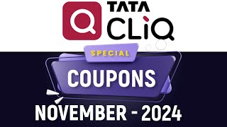 Tatacliq Coupon Code 2024 ⚡ 100 Working ⚡ Updated Today ⚡ Tata cliq Discount Code 2024 [upl. by Eycats]