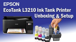 epson L 3210 echotank printer full setup epsonl3210 [upl. by Nimrak619]