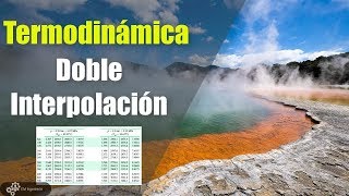 Interpolación lineal doble de tablas termodinámicas [upl. by Musser881]