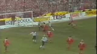 Cupfinalen 1988 omkamp Brann  Rosenborg [upl. by Eniamrahs]