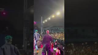 Olivetheboy amp king promise performingFavorite story ft sarkodie at his Nugua homowo peace concert [upl. by Iviv]