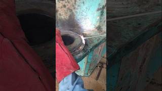 Repair Flange Bushing Bucket Excavator Kobelco 50 ton yotubeshorts maintenence workshop chs [upl. by Chrissie]