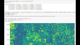 NDVI calculation from Landsat8 images with Python 3 and Rasterio  Tutorial [upl. by Eirased]