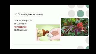 Pharmacognosy MCQ 26  50  Pharma MCQnest by PharmaElite [upl. by Tricia766]