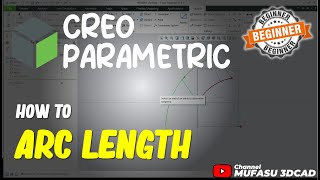 Creo How To Arc Length [upl. by Geanine365]