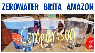 ZeroWater vs Brita vs Amazon Basics Water Filter Comparison Which One Filters More TDS Meter [upl. by Obocaj947]