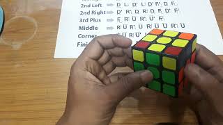 সুত্রে সুত্রে রবিক্স কিউব সমাধান  How to solve Rubiks Cube 3x3  Algorithm  Beginners Method [upl. by Nosbig]