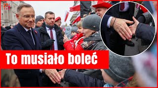 Andrzej Duda stracił kawałek palca  Gazetapl [upl. by Ahsaz]