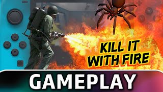 Kill It With Fire  Nintendo Switch Gameplay [upl. by Swainson]