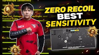 Pubg Best Sensitivity Settings  Faze Vintorez New Sensitivity And Control Code  3 Finger  Gyro [upl. by Rehpotsirhcnhoj]