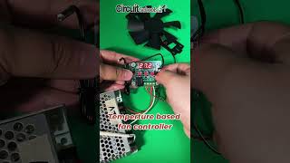 Digital temperature based fan controller circuit using relay and temperature sensor circuitschools [upl. by Sidra]