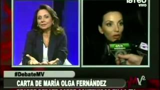 María Olga Fernández explica qué le motivó expresar su disconformidad por la TV abierta [upl. by Yrred]