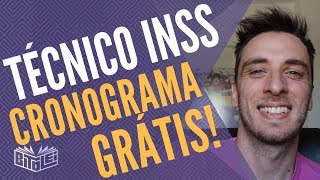 Concurso Técnico INSS 20182019  Análise e cronograma GRÁTIS plano de estudos completo [upl. by Giselbert]