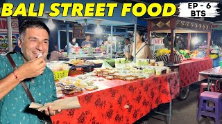 EP  6 BTS Exploring Bali Street Food Ubud  Balinese Street food market Sitara Restaurant Dinner [upl. by Rudie]