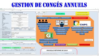 Comment faire la gestion des congés dans notre logiciel de Paie [upl. by Eenhat]