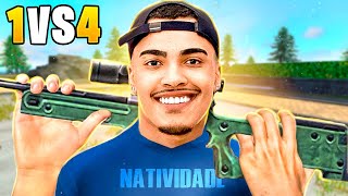 JOGANDO RUSHADÃO SOLO VS SQUAD DE BARRET  AWM  FREE FIRE [upl. by Hannahoj680]