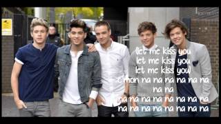 Kiss You  One Direction  con Letra  Lyrics [upl. by Arebma]