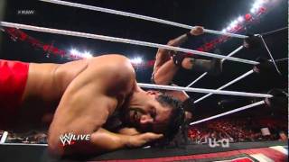 Randy Orton RKO to Great Khali 2012 [upl. by Admama]