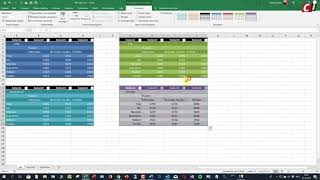 Excel  tabel opmaken [upl. by Pegeen]