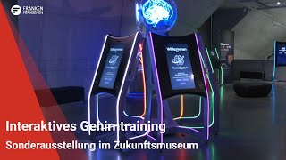 Interaktives Gehirntraining im Zukunftsmuseum Die Sonderausstellung BrainGymAI [upl. by Baylor]