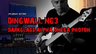 My new BASS Dingwall NG3 and Darkglass pedal Alpha Omega Photon [upl. by Filahk]