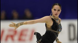 ALINA ZAGITOVA  FS Nhk 2019  en amp rus subs  ПП на ГранПри в Японии с переводом комментариев [upl. by Laeira]