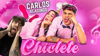 Carlos Reagindo CHICLETE  EMILLY VICK E ROBSON Clipe Oficial [upl. by Donielle4]