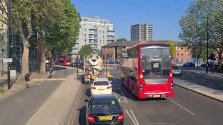 Bus 199 From Canada Water Station to Catford Bus Garage [upl. by Nebur]