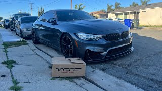 BMW F82  M4  VRSF TOPMOUNTED INTERCOOLER INSTALL  INTERNAL LEAK [upl. by Malas]