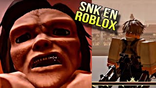 Shingeki no Kyojin en Roblox … [upl. by Bee]