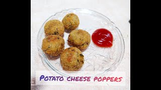 Potato Cheese Poppers Recipe  Cheesy Poppers  Snacks Recipe by Family Time [upl. by Doty]