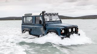 Land Rover Defender vs the Atlantic Ocean – and the car wins just [upl. by Nyltiac116]