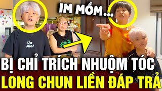 Nhuộm đầu tóc BẠCH KIM ĂN TẾT bị phán xét hư hỏng anh trai LONG BÉ liền ĐÁP TRẢ Tin Nhanh Official [upl. by Kolva]