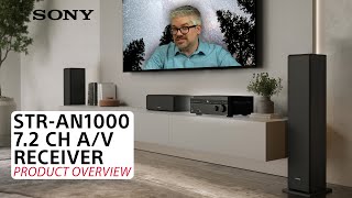 Sony  STRAN1000 72ch AV Receiver – Product Overview [upl. by Aliuqehs]