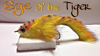 fly tying TIGER ZONKER por Jorge G [upl. by Munford]