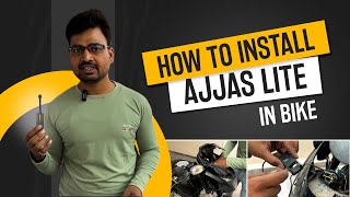 Ajjas Lite Smart GPS Tracker Installation in Bike  Ajjas [upl. by Hayyim]