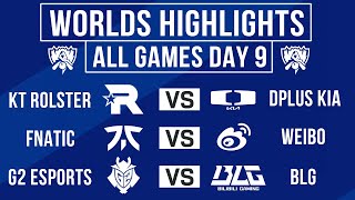 Worlds 2023 Round 5 Highlights ALL GAMES  LoL World Championship 2023 Day 9 [upl. by Ermey19]