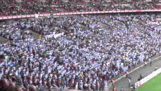 Man city do the Poznan at Wembley [upl. by Nytnerb]