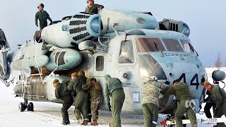 Unloading CH53 Helicopter from C5 Galaxy [upl. by Jedthus]