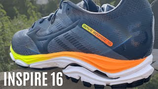 Mizuno Wave Inspire 16 Review  Best Stability Running Shoe [upl. by Hoi]