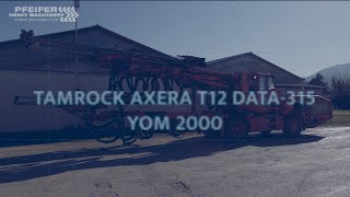 Tamrock Axera T12 Data315 2000 [upl. by Zakarias]