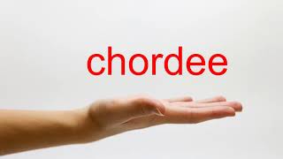 How to Pronounce chordee  American English [upl. by Mabel720]