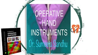 Hand instrumentsOperative dentistry  GMTInstruments used in cavity preparation [upl. by Roley]