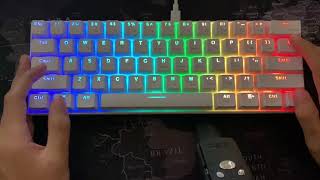 All Rk61 rgb color options [upl. by Coppock]