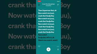 Crank that sulja boy lyrics SouljaBoy [upl. by Nyasuh]