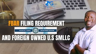 FBAR Filing Requirement and Foreign Owned U S SMLLC [upl. by Saunderson410]