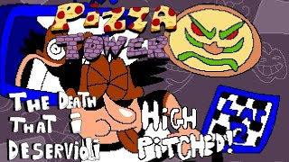 Pizza Tower OST  The Death that i Deservioli high pitched Peppinos Lap 2 theme [upl. by Anoel]