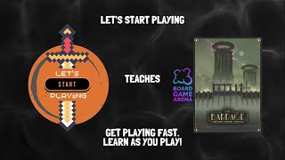 Barrage  How to play  Board game Arena BGA teach [upl. by Loftus]