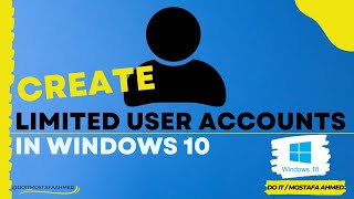 How to SetUp Limited User Accounts in Windows 10 [upl. by Esiocnarf]