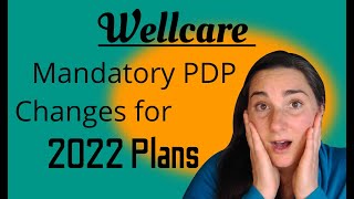 Wellcare 2022 PDP Changes [upl. by Abbotsun966]